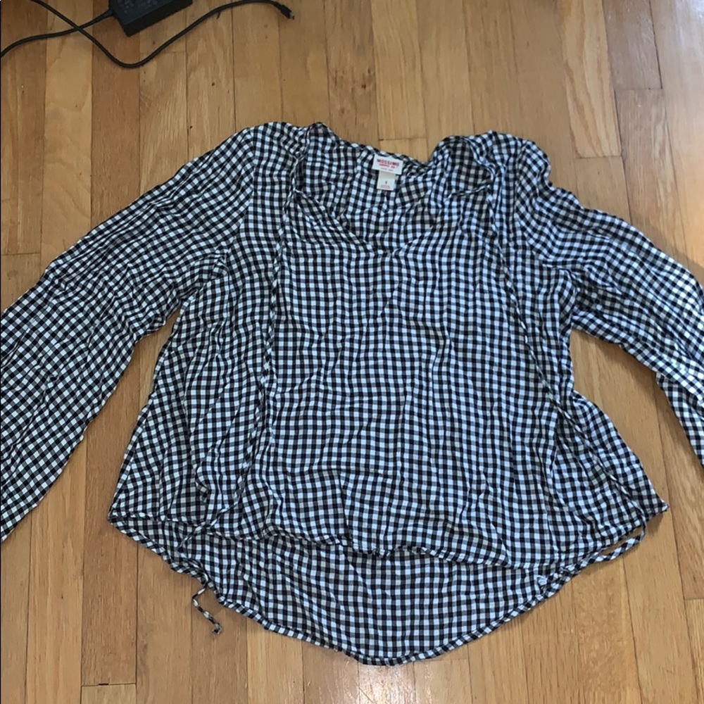 Gingham blouse